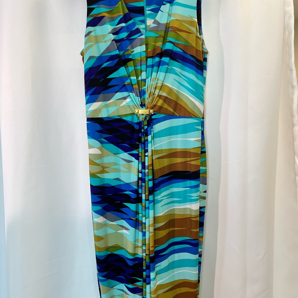 Gorgeous Geometric Pattern Work Dress, Calvin Kle… - image 3